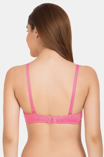 Buy Tweens Double Layered Wirefree Full Coverage T-Shirt Bra - Baby Pink at  Rs.280 online