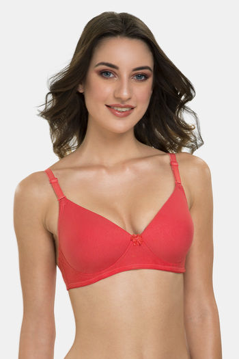 Buy Zivame Double Layered Non Wired Full Coverage Bra-Lavender at Rs.795  online