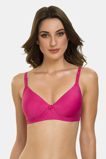 Buy Tweens Padded Non-Wired Full Coverage T-Shirt Bra - Plum at Rs
