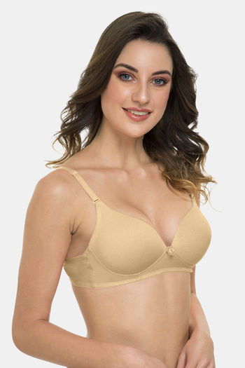 Tweens Medium Padded T-Shirt Bra - Beige (34A)