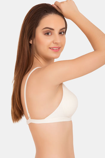 Buy Tweens Padded Non-Wired Full Coverage T-Shirt Bra - Off-White at Rs.294  online
