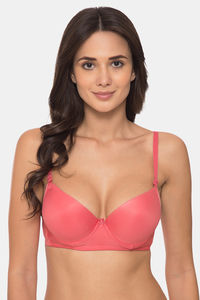 Buy Tweens Padded Wired Full Coverage T-Shirt Bra - Coral