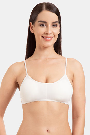 Buy Tweens Padded Non-Wired Full Coverage Cage Bra - White