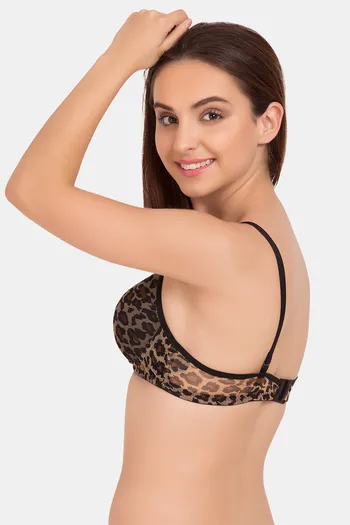 Buy Tweens Padded Non-Wired Full Coverage T-Shirt Bra - Tiger Print at  Rs.299 online