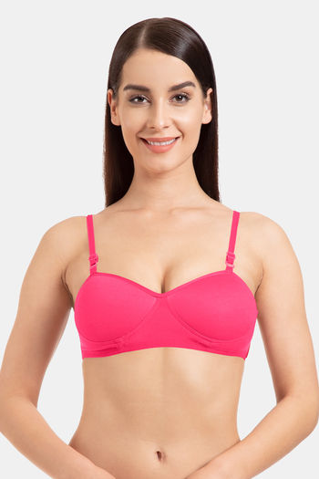 Buy Kalyani Beginners Bra for Girls, Training Bra Full Coverage Non Padded  Non Wired with Detachable Straps