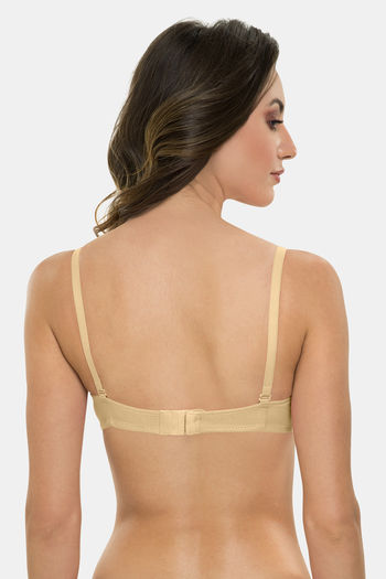 Buy Tweens Padded Non-Wired Full Coverage T-Shirt Bra - Beige at Rs.420  online