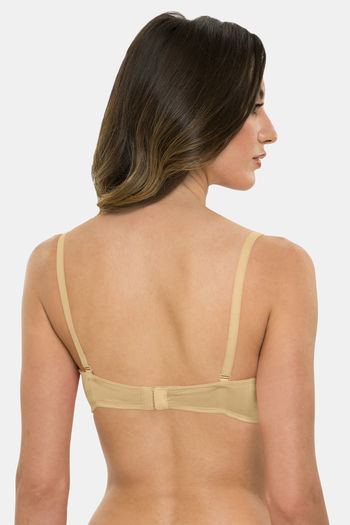 Buy Zivame Beautiful Basics Double Layered Non Wired 3/4th Coverage Backless  Bra - Turkish Tile at Rs.325 online