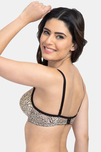 Tiger Print Padded Bra