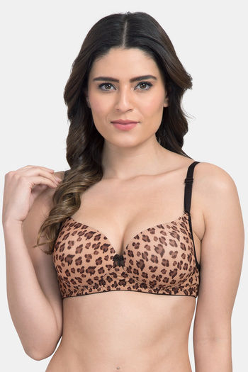 Buy Tweens Padded Non Wired Full Coverage T-Shirt Bra - Tiger