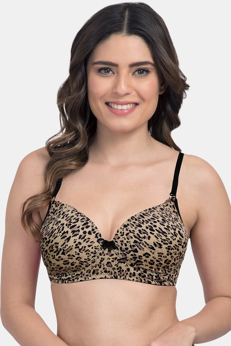 Tweens Padded Non-Wired Full Coverage T-Shirt Bra - Beige