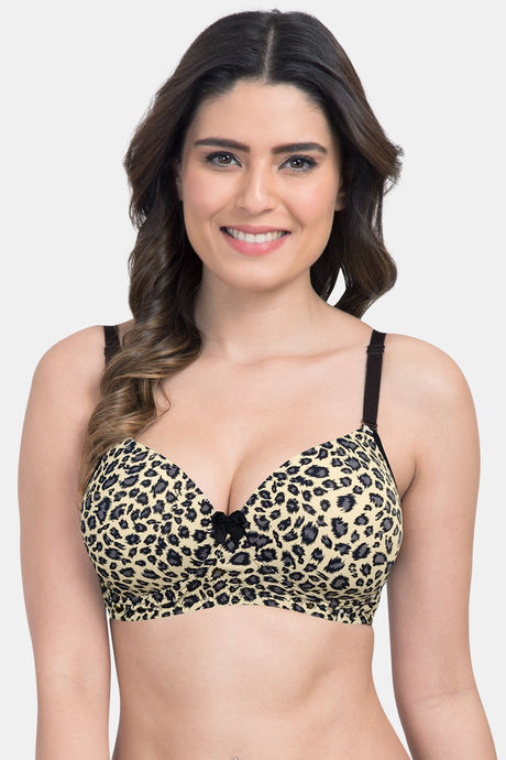 Buy Rosaline Everyday Double Layered Non Wired 3/4th Coverage T-Shirt Bra ( Pack of 2) - Fuschia Ski Patrol at Rs.380 online