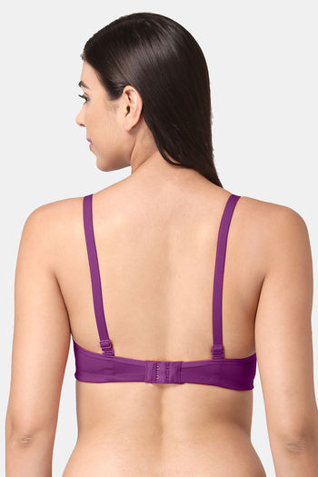 Buy Tweens Padded Non Wired Full Coverage T-Shirt Bra - Dark Purple at  Rs.374 online