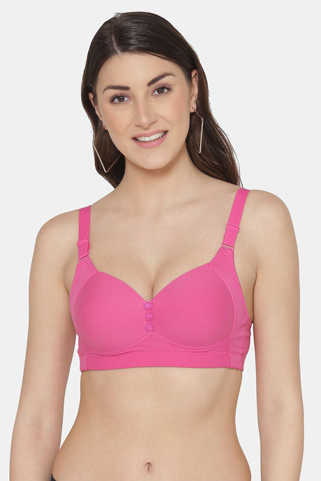 Buy Zivame True Curv Single Layered Non Wired 3/4th Coverage Minimiser Bra  - Violet Tulle at Rs.467 online