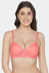 Buy Tweens Padded Non Wired Medium Coverage T-Shirt Bra - Coral