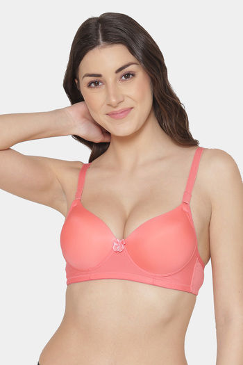 Buy Marks & Spencer Padded Non Wired Full Coverage T-Shirt Bra - Redcurrant  at Rs.1099 online