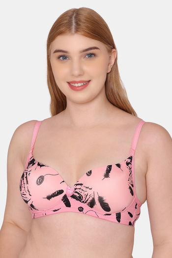 Buy Tweens Padded Non-Wired Full Coverage T-Shirt Bra - Assorted at Rs.375  online