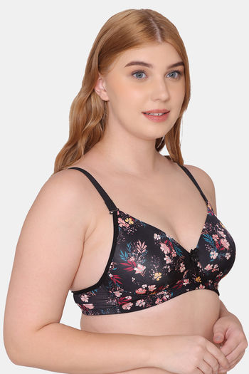 Buy Zivame Double Layered Non Wired Full Coverage Super Support Bra  Cinnabar online