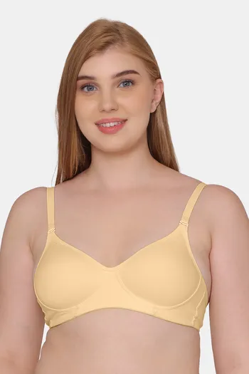 Buy Tweens Padded Non-Wired Full Coverage T-Shirt Bra - Skin at Rs.320  online