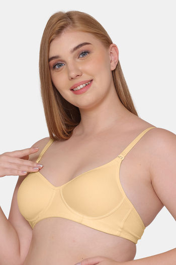 Buy InnerSense Organic & Antimicrobial Double Layered Wirefree Backless Bra  - White at Rs.545 online