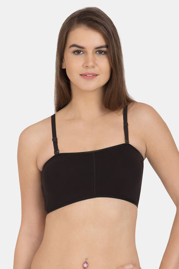 Buy Tweens Double Layered Non-Wired Full Coverage T-Shirt Bra - Black at  Rs.320 online