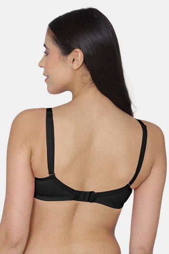 Buy Tweens Single Layered Non Wired Full Coverage Minimiser Bra - Black at  Rs.350 online