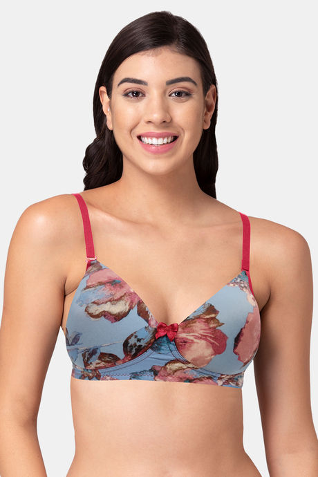 Buy Tweens Padded Non Wired Full Coverage T-Shirt Bra - Print at Rs.375  online