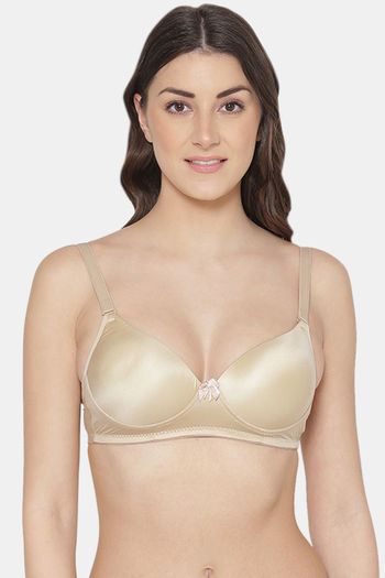 Buy Tweens Padded Non Wired 3/4Th Coverage Push-Up Bra - Skin