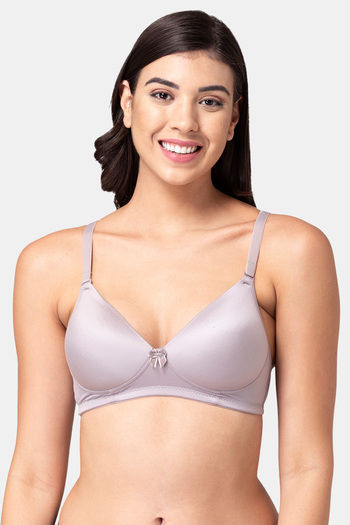 Buy Tweens Padded Non Wired Full Coverage T-Shirt Bra - Grey