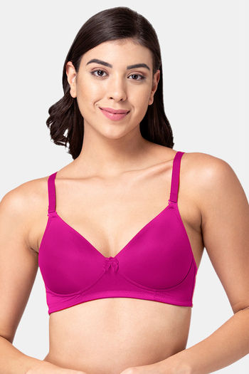 Buy Tweens Padded Non Wired Full Coverage T-Shirt Bra - Magenta