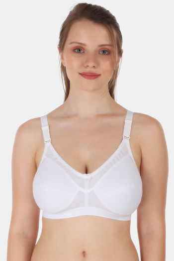 Buy Tweens Single Layered Non Wired Full Coverage T-Shirt Bra - White