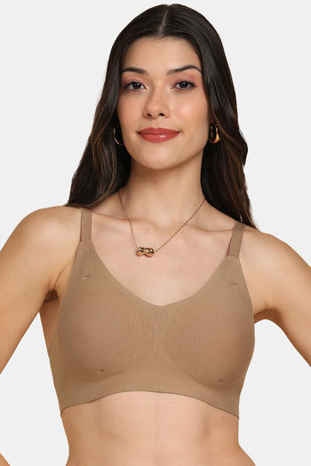 Buy Tweens Padded Non-Wired Full Coverage Super Support Bra - Skin