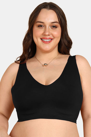 Buy Tweens Double Layered Non-Wired Full Coverage Super Support Bra - Black