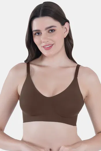 Buy Tweens Padded Non-Wired Full Coverage Super Support Bra - Brown