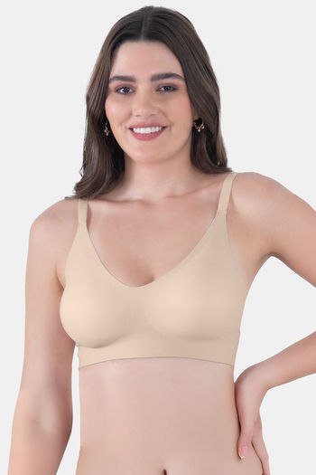 Buy Tweens Padded Non-Wired Full Coverage Super Support Bra - Skin