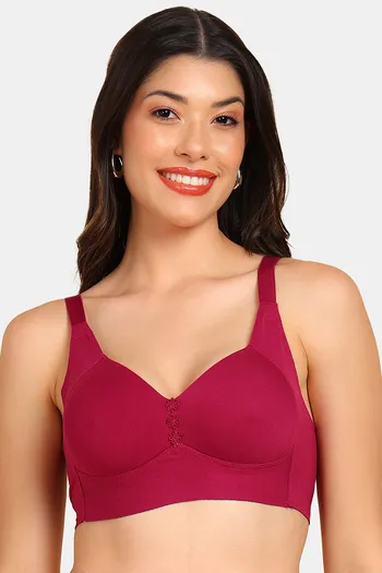 Buy Tweens Padded Non-Wired Full Coverage Minimiser Bra - Red