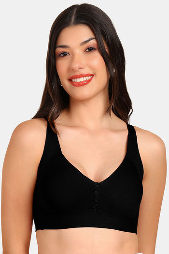 Buy Tweens Double Layered Non-Wired Full Coverage Minimiser Bra - Black