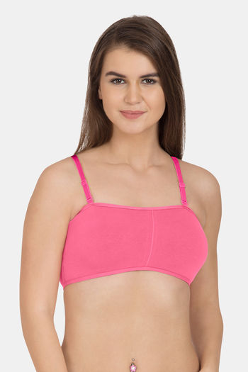 Buy Tweens Low Impact Non Padded Sports Bra - Light Pink