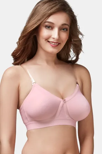 Buy Trylo Alpa Stp Women Non Wired Soft Full Cup Bra - Pink at Rs.470 online