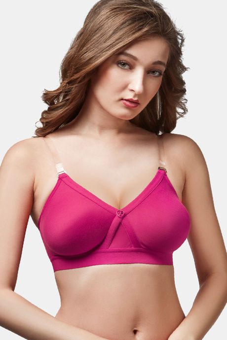 Buy Trylo Alpa Stp Women Non Wired Soft Full Cup Bra - Blue at Rs