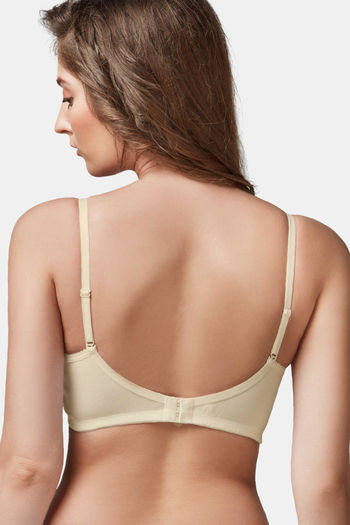 Trylo Padded Non-Wired Full Coverage T-Shirt Bra - Skin