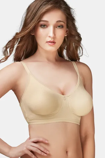 Trylo Alpa Stp Moulded Non-padded Double Layered T Shirt Bra