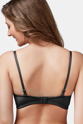 Buy Trylo Double Layered Non-Wired Full Coverage Minimiser Bra - Raspberry  at Rs.660 online