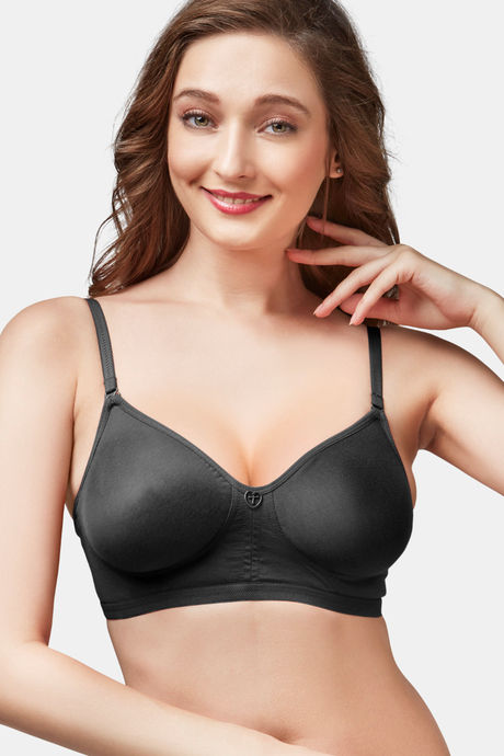 Buy Trylo Touche Woman Soft Padded Full Cup Bra - Purple online