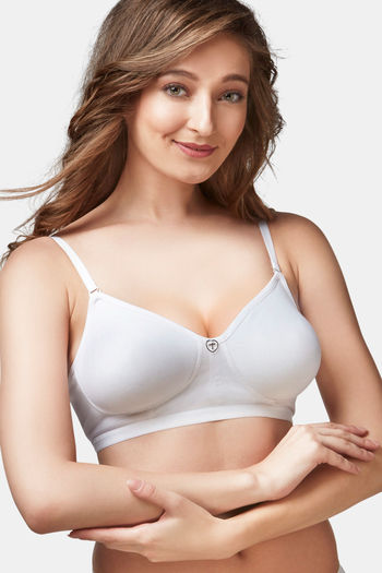 Buy Trylo Paresha Stp Women Non Wired Soft Full Cup Bra - White