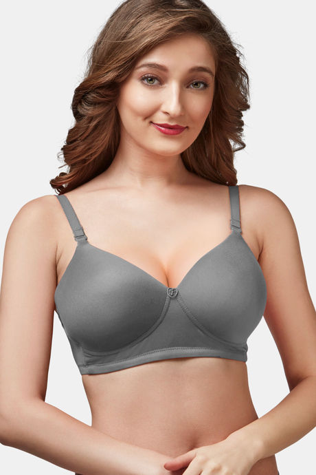 Buy Trylo Touche Woman Soft Padded Full Cup Bra - Dove at Rs.840