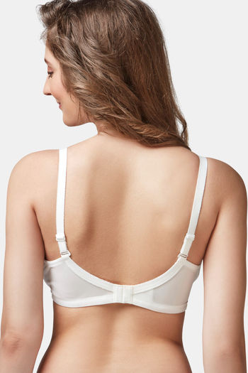 Buy Trylo Touche Woman Soft Padded Full Cup Bra - White Online