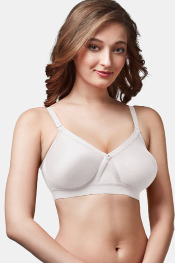 Buy Trylo Alpa Women Non Wired Soft Full Cup Bra - White at Rs.440 online