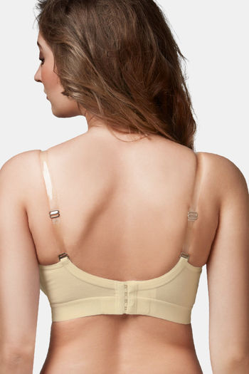 Buy Trylo Double Layered Non-Wired Full Coverage Super Support Bra - Skin  at Rs.480 online