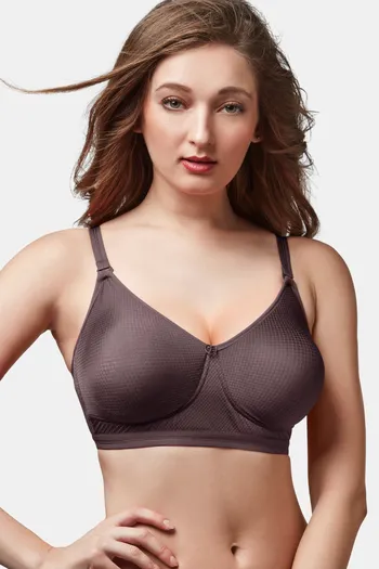 Buy Trylo Double Layered Non-Wired Full Coverage Sag Lift Bra - Grey at  Rs.460 online