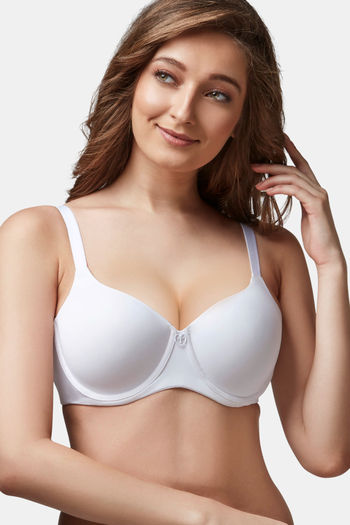 Buy Zivame Wonderwire Padded Wired 3/4th Coverage T-Shirt Bra - Wedgewood  at Rs.1495 online